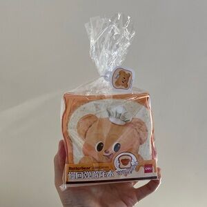 Butterbear Bread Squishy Notebook Pad